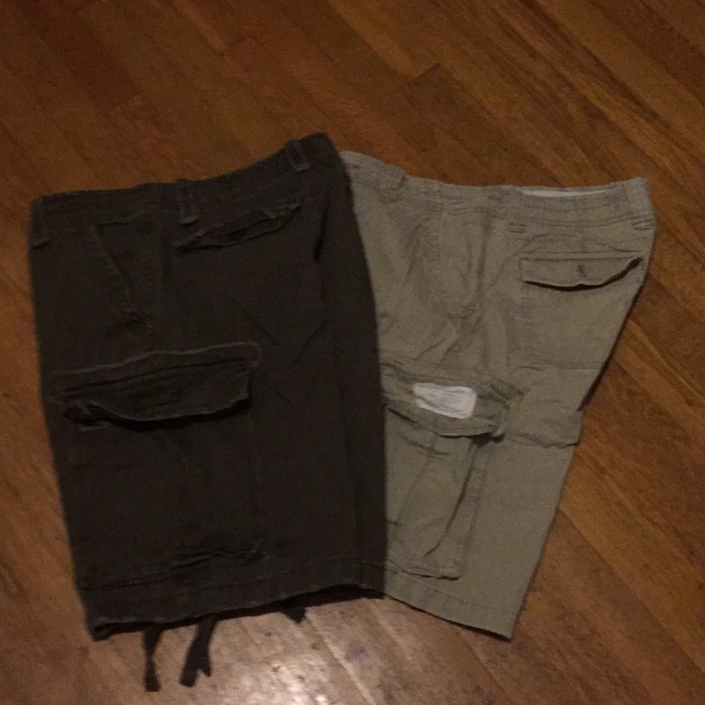 Two pairs of  Aeropostale Cargo shorts size 30